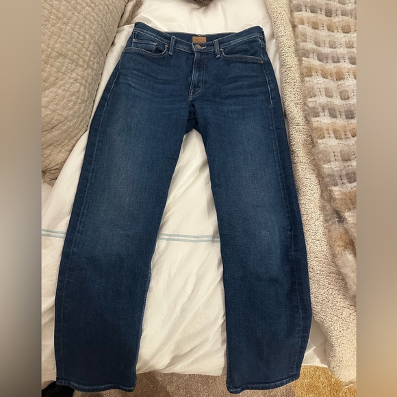 MOTHER Women's Mid Rise Riser Flood Jean - Picture 1 of 2
